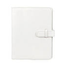 3 Inch PU Leather Retro Photo Album Photo Storage Commemorative Book(White)
