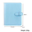 3 Inch PU Leather Retro Photo Album Photo Storage Commemorative Book(Black)
