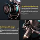 Metal Spinning Wheel CNC Rocker Throwing Rod Fish Wheel, Style: DK1000 (EVA Grip)