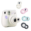 Mini Digital Camera Lens Selfie Mirror + Auxiliary Circle Set for FUJIFILM Instax Mini7+(Pink)