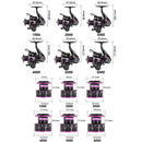 Metal Spinning Wheel Long-range Fish Wire Wheel, Style: KD5000 (EVA Grip)