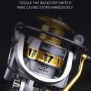 Metal Spinning Wheel Fishing Reel Casting Sea Rod Wheel, Style: YK2000 (EVA Grip)