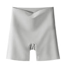 High Waist Seamless Safety Panties Ice Silk Shorts, Size: M (40-50kg)(Gray Sticker)