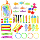 4PCS Torpedo Diving Swimming Pool Toys Children Summer Water Toys