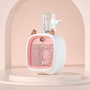 FC-6602 Spray Fan USB Rechargeable Humidification Fan, Battery Capacity: 1200mAh(Cherry Pink)