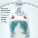 FC-6602 Spray Fan USB Rechargeable Humidification Fan, Battery Capacity: 1200mAh(Lemon Yellow)