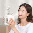 FC-6602 Spray Fan USB Rechargeable Humidification Fan, Battery Capacity: 1200mAh(Lake Blue)