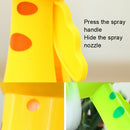 Cartoon Children Student Hand Shake Spray Fan Manual Mini Spray Fan(Green)