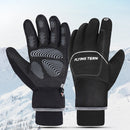FLYING TERN 335 Winter Warm Waterproof Cycling Gloves with Touch Screen Function, Size: XL(Black)
