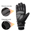 FLYING TERN 335 Winter Warm Waterproof Cycling Gloves with Touch Screen Function, Size: XL(Black)