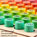 1-100 Teaching Aid Number Early Education Kindergarten Puzzle Toys, Style: With 18 Question Card