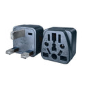 2 PCS WY-7 10A 250V UK Plug Converter(Black)