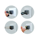 2 PCS WY-7 10A 250V UK Plug Converter(Black)