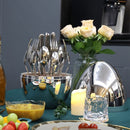 Egg-shaped Western Cutlery Storage Set Party Knife And Fork 304 Silver Egg+24 In 1