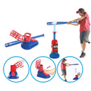 Children Baseball Transmitter Toy Set Indoor Outdoor Sports Fitness Toy Color Box Press