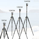 QingZhuangShiDai Q999S Portable Projector Photography Camera Live Gimbal Tripod(Black)