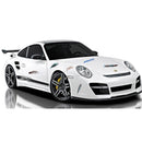 5 Sets Car 3D Feather Body Sticker Scratch Blocking Sticker(Style 2)