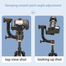 QingZhuangShiDai Q35 SLR Camera Telephoto Lens Bird Watching Tripod Head(Gold)