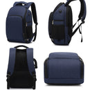 Cationic SLR Backpack Waterproof Photography Backpack with Headphone Cable Hole(Blue)
