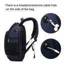 Cationic SLR Backpack Waterproof Photography Backpack with Headphone Cable Hole(Red)