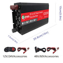 Gurxun 12000W High Power Household Car Sine Wave Inverter, Specification: 12V To 110V