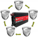 Gurxun 12000W High Power Household Car Sine Wave Inverter, Specification: 12V To 110V