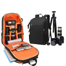 Oxford Cloth Waterproof Photography Backpack 17 Inch Laptop Backpack(Grey)