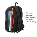 Oxford Cloth Waterproof Photography Backpack 17 Inch Laptop Backpack(Grey)
