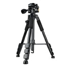 QingZhuangShiDai Q111 Aluminum Alloy Mobile Phone Camera Photography Tripod(Black)