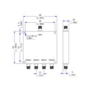 2000~6000MHz SMA 1 To 4 Microstrip Power Splitter