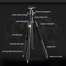 QingZhuangShiDai Q999B Portable and Stable Photography SLR Digital Camera Tripod(Black)