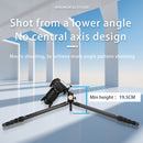 QingZhuangShiDai Q8805C CNC Camera SLR Carbon Fiber Tripod Without Central Axis(Black Gold)