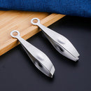 Household Stainless Steel Fast Pig Hair Duck Hair Plucking Clip(Flat Mouth)