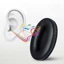 2 PCS Breathable Foam Headphone Sleeves Earmuffs For Sennheiser HD200 Pro, Spec: Wrinkled