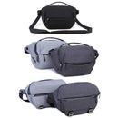 XIUJIAN Crossbody Waterproof Lightweight SLR Camera Bag, Color: 5L Dark Gray