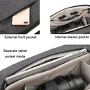 Portable Waterproof Photography SLR Camera Messenger Bag, Color: 6L Light Gray