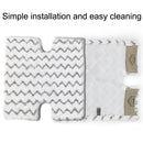 2PCS Steam Mop H Type Wiper For Shark P3 / P5 / P8 / T8 / S3973 / S5003D(Gray Black)