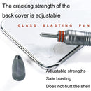 MaYuan Protect Glass Back Cover Broken Screen Pen Phone Glass Blasting Pen(Black)