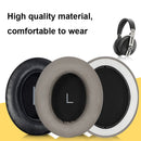 2 PCS Breathable Foam Headphone Earmuffs with Buckle For Sennheiser Momentum 3, Spec: Gold Lambskin