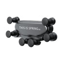 KM-20 Car Universal Air Outlet Gravity Mobile Phone Holder(Black)