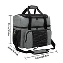 Bowling Tote Bag Portable Travel Sneaker Backpack(Grey)