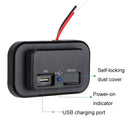 18W QC3.0 Fast Charge PD Car RV Boat Charger(Black)