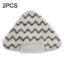 2PCS Steam Mop Triangular Cleaning Cloth For Shark P3 / P5 / P8 / T8(Gray Black)