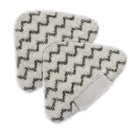 2PCS Steam Mop Triangular Cleaning Cloth For Shark P3 / P5 / P8 / T8(Gray Black)