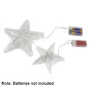 Christmas Tree Top Light LED Glowing Star Lights, Size: Small Battery Model(Colorful)