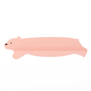 Kitchen Sink Splash Resistant Countertop Silicone Baffle(Pink)