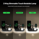 UD23 15W 3 In 1 Desktop Aluminum Alloy Wireless Charger, For iPhone 12/13&iWatch&AirPods(Black)