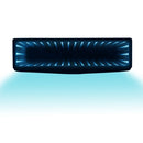 Car Internal Rearview Mirror Car Modified LED 3D Rearview Mirror(Light Blue)