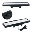 Car Internal Rearview Mirror Car Modified LED 3D Rearview Mirror(Light Blue)