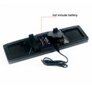 Car Internal Rearview Mirror Car Modified LED 3D Rearview Mirror(Light Blue)